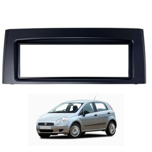 mascherina autoradio 2 DIN MASCHERINA MONTAGGIO AUTORADIO compatibile con FIAT GRANDE PUNTO 05> NERA