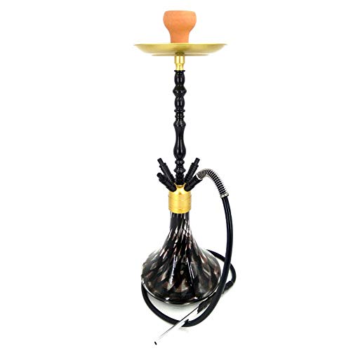 KDMB Shisha Shisha Set, Schlauch Shisha Komplettset Einfach zu zerlegen und zu reinigen mit LED Light Schlauchschale…