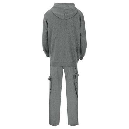 Mens Sweatsuits 2 Piece Set Fleece Zip Up Hoodie and Sweatpants Set Fall Casual Comfy Jogging Sweat Suits Tracksuits4