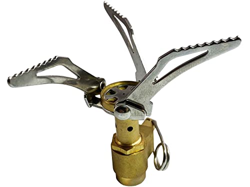 GARDINGER Campingkocher ultraklein einflammig für 7/16 Schraubkartuschen Gaskocher Outdoorkocher (3,0 kW)