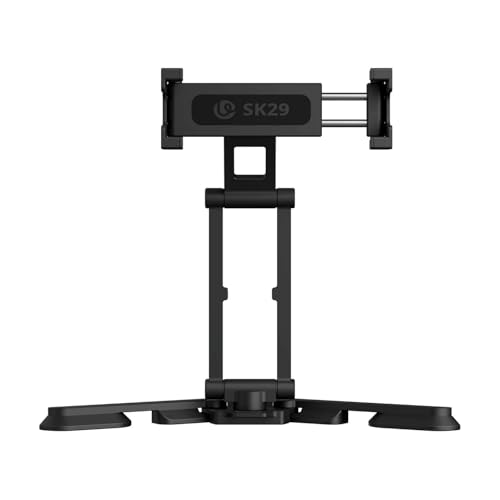 Image of ULANZI SK29 5-in-1 Phone Holder & Mini Tripod with Clamp, Premium Aluminum Mobile Stand with Adjustable Angle, 1 /4 inch Screw Mount for Tripod, Vlogging, YouTube & Video Calls (Black)