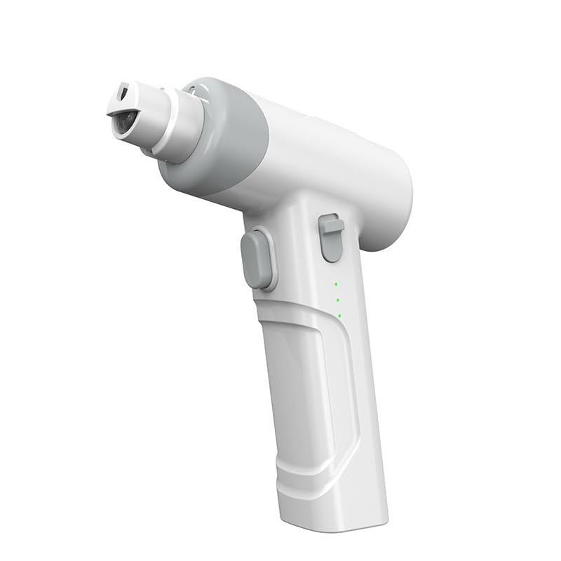 Cortaúñas para perros y gatos, lima de uñas eléctrica, pulido de precisión y cambio manual/automático, para perros grandes, medianos, gatos, cuidado de uñas de animales pequeños, color blanco