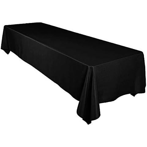 PARFAIR DESSIN Mantel de satén para decoración de Banquetes de Boda Cover