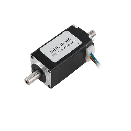 Moteur pas à pas Nema8 double axe évidé 20HK40-M5 0,03 Nm à passage central