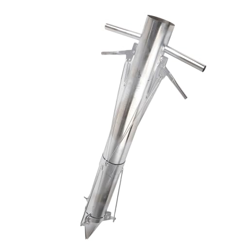 OEBUAFI Plantador de Plántulas Herramienta de Trasplante Duradera de Acero Inoxidable para Jardinería 1 Trasplantador Manual para Invernadero de Plantas Jóvenes Vegetales (Asas Dobles y Cuatro