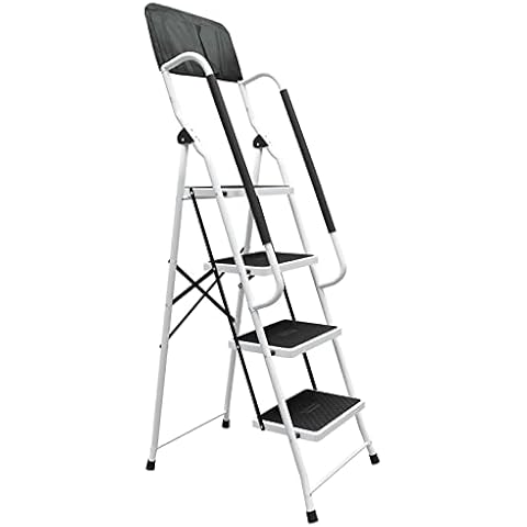 Escalera Plegable Antideslizante DAWNYIELD 4 Peldaños Cover