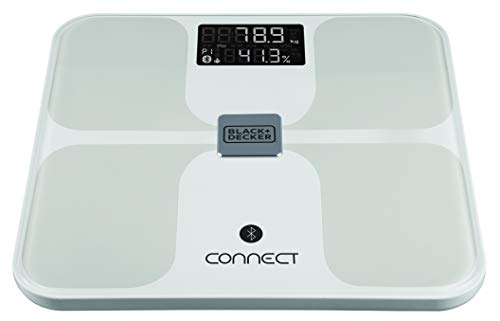 BLACK+DECKER Balança Corporal Digital, com Conexão Bluetooth ao App, Função Bioimpedância, à Pilha, Modelo BK75