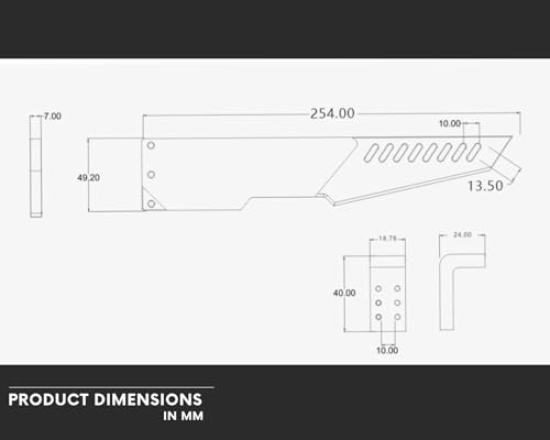 Soporte universal para GPU de aluminio con RGB 5V miniatura 4