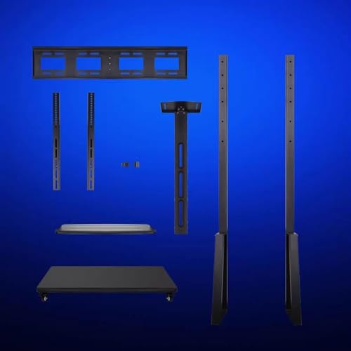 Soporte universal móvil para TV de piso ajustable miniatura 5