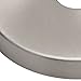 Shower Arm Flange Large Diameter 304 Stainless Steel Brushed Finish for G1 / 2in Pipe Replacement - Durable, Easy Tool - Free Installation, Bathroom Upgrade (Brushed)