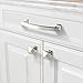 Asidrama 10 Pack 5 Inch(128mm) Hole Centers Kitchen Cabinet Handles, Brushed Satin Nickel Cabinet Pulls Kitchen Cabinet Hardware for Cupboard Drawer Pulls