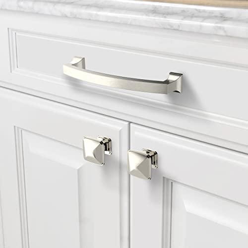 Asidrama 20 Pack 5 Inch(128mm) Hole Centers Kitchen Cabinet Handles, Brushed Satin Nickel Cabinet Pulls Kitchen Cabinet Hardware for Cupboard Drawer Pulls by Asidrama - Used condition - Image 2