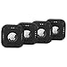 Pelican Protector - Airtag Holder / Case with 3M Adhesive Sticker [4 Pack] Protective Shockproof Cover for Apple Air tag - Hidden Stick On Mount For Bike Wallet Travel TV Remote Car Luggage - Black