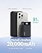 INIU Portable Charger, Smallest 22.5W 20000mAh USB C in & Out Power Bank Fast Charging, PD 3.0+QC 4.0 LED Display Phone Battery Pack Compatible with iPhone 17 16 15 14 Pro Samsung S24 Google iPad etc