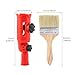 Multi-Angle Paint Brush Extender with Paint Brush, Extension Pole Attachments for Painting Roller Scraper, Paints Edger Tool for High Ceilings, Walls, Corner Painting Tool