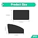 4Pack Magnetic Car Window Shades, Strong Light Blocking UV Protection Privacy Curtains, Universal Auto Interior Accessory, Essential for Baby Sleeping Camping Napping, Fit Most Car Windows (Black)