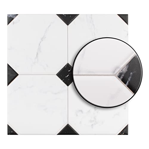 SomerTile Betera Blanco 13-1/8" x 13-1/8" Ceramic Floor and Wall Tile - Thumbnail 7