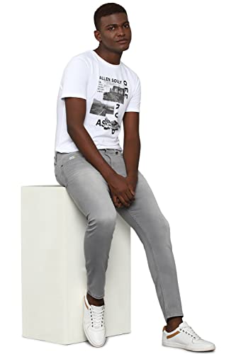 Image of Allen Solly Men Mid Rise Slim Jeans