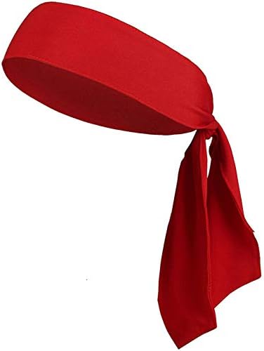 Leaden Sports Headband & Dry Fit Head Ties Tennis Headbands Sweat Bands Headbands for Women Men Boys Girls Kids Performance Elastic & Moisture Wicking Non Slip for Running Basketball Workout Yoga Gym