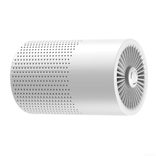 HEPA Air Purifier for Home, Bedroom and Car, Portable Air Cleaner with Dual-Layer Activated Carbon Filter, Aromatherapy Pads and Low Noise Operation, White ABS Body(Air purifier+ filter) - Image 3