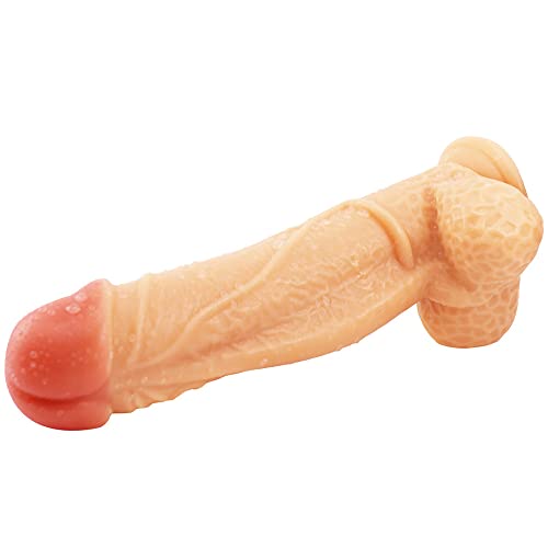 YJWDQB Ḍịơḍơ Çòñšoḷädør Ŝ-ẹxuḁḷ para Ṃujẹrẹs ​Ġrañḍẹs 28cm Cønsølãdøres Gørdø Püntø Ġ Ãnãlës Masculino Gãy Pęņęş De Silicona Jūĝūëtë Ŝëxūåḷ Çḷíťôrìș Vägïnäl Cover