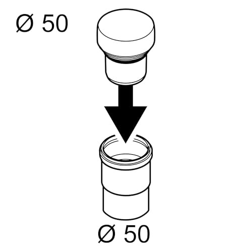 Novanetus HypAir Balance Rohrbelüfter DN 50 Belüftungsventil für Sanitäranlagen