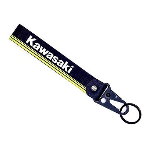 Limutoy Car Keychain Key Chain Keyring - Motorcycle Keychain Nylon Embroidery Racing Key House Keys Chain For (Kawasaki) (2 Type) #TOP4