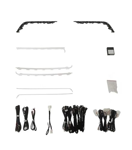 64 Color Colorful Atmosphere Lamp Compatible with Mercedes-Benz GLA-Class W247 2020-2022 Saddle lamp Storage Box lamp Ambient Light