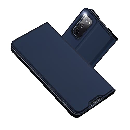 Cover Compatibile con Samsung Galaxy S20 Fe Custodia Vintage PU Pelle con Portafoglio Tasca Stile Unico Sottile Magnetica Funzione TPU a Libro per S20 Fe Blu