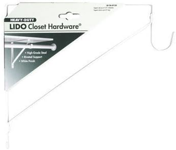 Lido Designs #LB-26-8150A White Shelf/Hang Bracket (Pack of 3) by Lido Designs