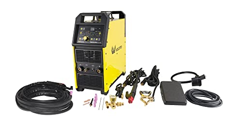 Image of Weldpro Digital TIG ACDC 250GD AC DC 250 Amp Tig /Stick Welder with Pulse Memory function and Tig20 water cooled torch Dual Voltage welding machine
