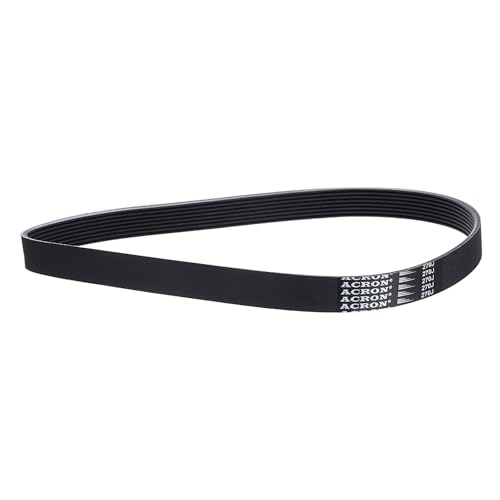 uxcell 270J8 PJ V-Ribbed Belt 8 Ribs 27" Length x 0.74" Width x 0.14" Height, EPDM Rubber Poly V Belt, Multi Wedge Micro V Belt