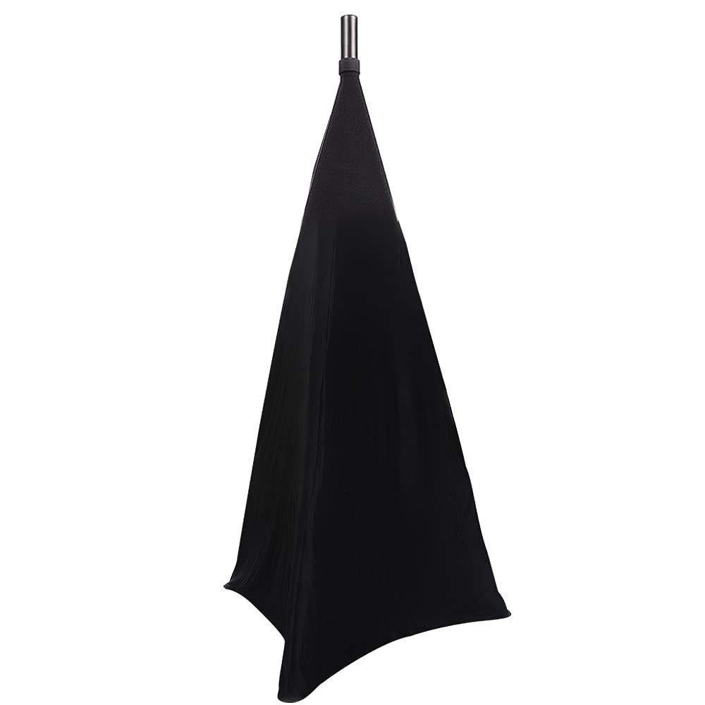 Knadgbft Lot De 2 Housse Universelle Extensible Pour Support Haut-Parleur DJ - Blanche