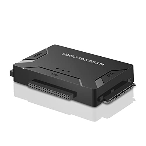 Adaptateur de disque dur USB 3.0 vers IDE/SATA, convertisseur adaptateur de disque dur externe, lecteur de disque dur universel avec alimentation 12 V 2 A