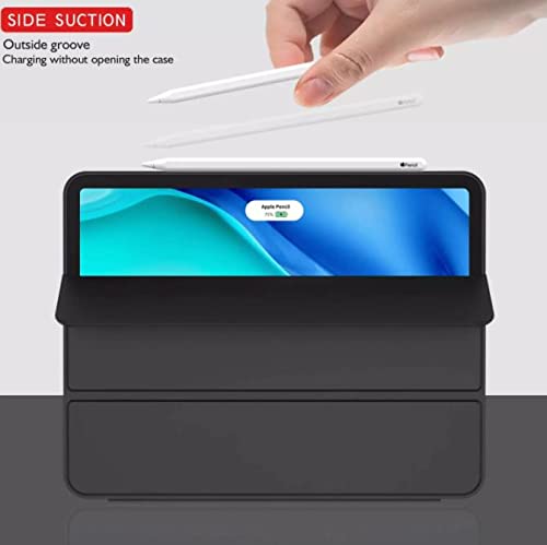 Custodia Magnetica Rotante Con Supporto Per IPad Pro 11 (1ª, 2ª E 3ª Generazione) - Pelle Sintetica Nera