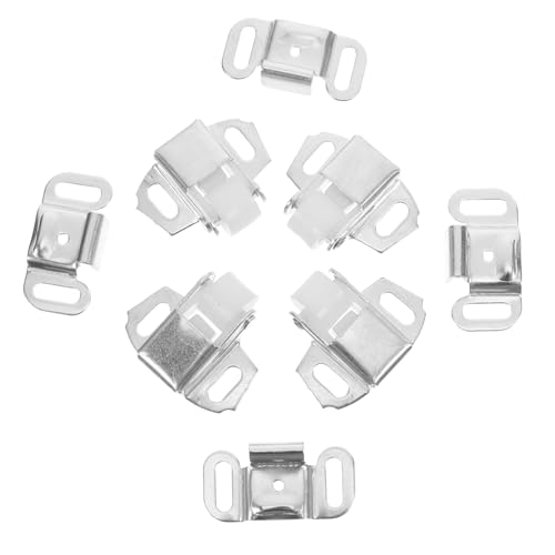 Milisten 4juegos Conjunto De Tope De Rodillo Repuesto Para Buzones Puertas De Armarios y Puertas Con Tornillos Cierre De Rodillo Para Accesorios De Muebles De Armario