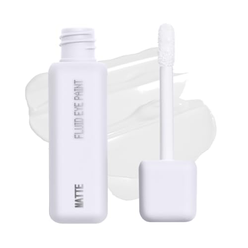 about-face Matte Fluid Eye Paint White Noise