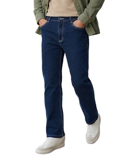 Image of Urbano Fashion Men's Straight Fit Washed Jeans Stretchable