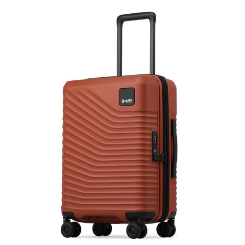 Image of Coolife Luggage Carry-On, Lightweight PC Hardside Suitcase, 20-Inch, Black