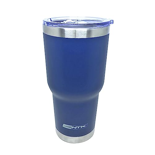 Nautika, Copo Térmico Siluet 850ml, Acompanha 2 Canudos E 1 Escova Para Higienização, Para Bebidas Geladas E Quentes, Mantém Temperatura, Formato Anatômico, Encaixe Perfeito, Porta-Copos, Azul