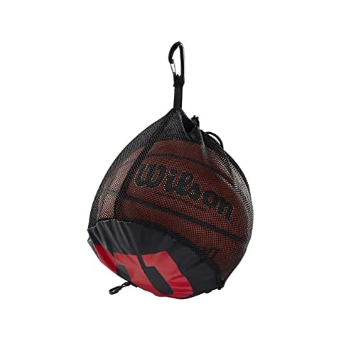 Wilson WTB201910 Bolsa de Red para 1 Pelota de Baloncesto Cover