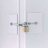 Chest Freezer Lock Easy to install, no drilling. Very Secure Adhesive Replaces or upgrades existing lock.