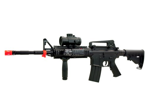 Bbtac BT-PACK8 Airsoft Gun Package - Fast Response Team Collection Of 4 Airsoft Guns - Full Auto Aeg Electric Rifle, Shotgun, Smg And Pistol, 4000 Bb Pellets, Great For Starter Pack Game Play thumb #1