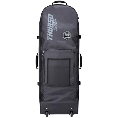 THURSO SURF Inflatable Paddle Board Bag with Wheels SUP Roller Backpack Replacement Fits Any iSUP Up to 12'6 and Accessories Super Durable Paddleboard Bag Large Capacity Travel Carrying Backpack Cover