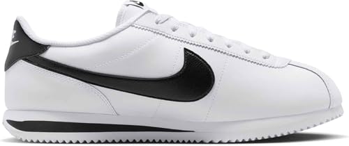 Nike Cortez, Sneaker Hombre, Blanco y Negro, 39 EU