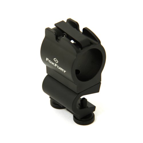 Foxfury Sideslide C-Clamp Side Mounted Helmet Light, Fire And Impact Resistant, Waterproof, 200 Lumens, Black #TOP5