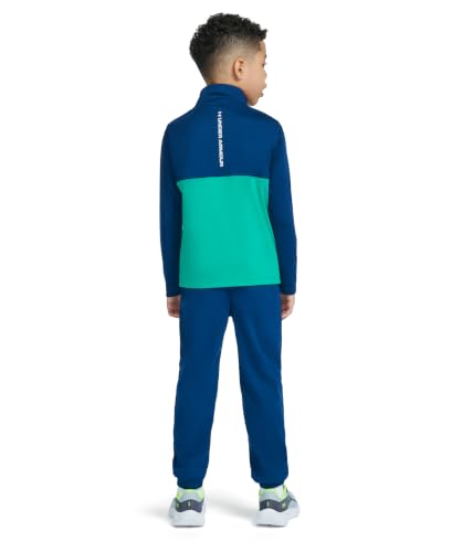 Image of Under Armour Boys' Quarter Zip Pullover Top and Pants Set, Lightweight & Relaxed Fit