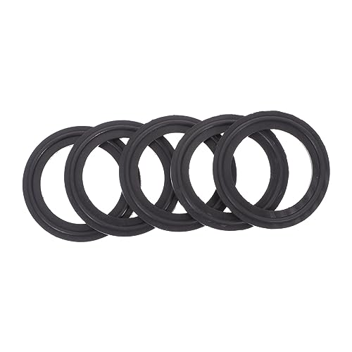 NAMOARLY 2 Inch 5pcs Rubber Seals - Clamp Seal Ring High Chemical Resistance Gasket Sealer Kit