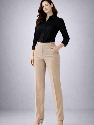 Image of Womens Formal Shirt for Office Wear | Soft Fabric Smart Fit Professional Shirt for Work, Meetings, Corporate & Business Style