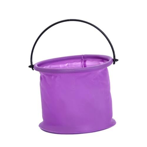 Angoily Foldable Brush Washing Bucket Plastic Storage Painting Tool Cleaning Portable Water Barrel for Camping Outdoor Indoor